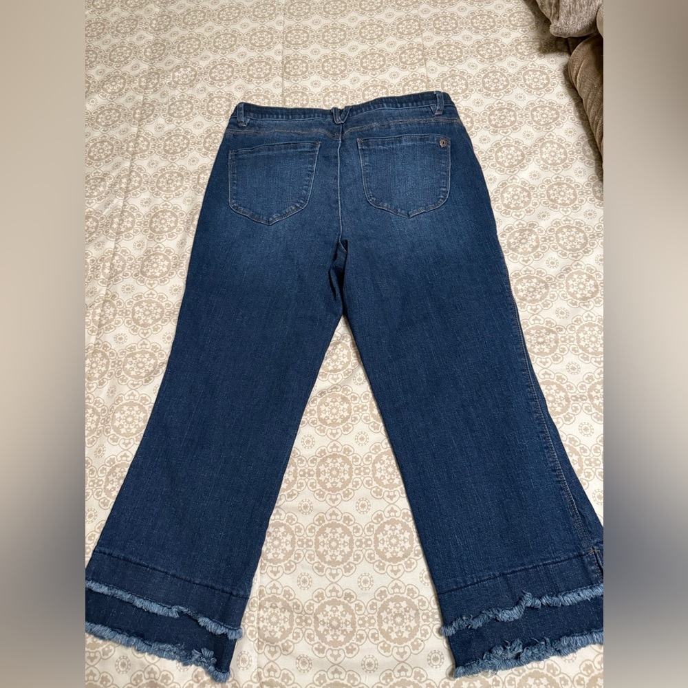 Democracy AB Solution Double Layer Hem Flare Jeans - image 3